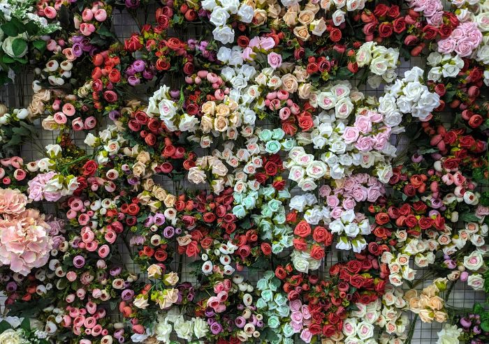 Creative outdoor vertical garden design featuring a lush green wall with various plants, ideal for balconies, backyards, or any outdoor space.